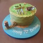 Orkney Isles 70th birthday cake