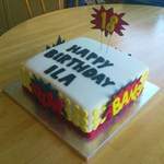 Superhero theme 18th cake