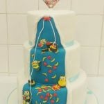 Catriona wedding cake, hidden reveal 