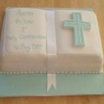1st communion cake